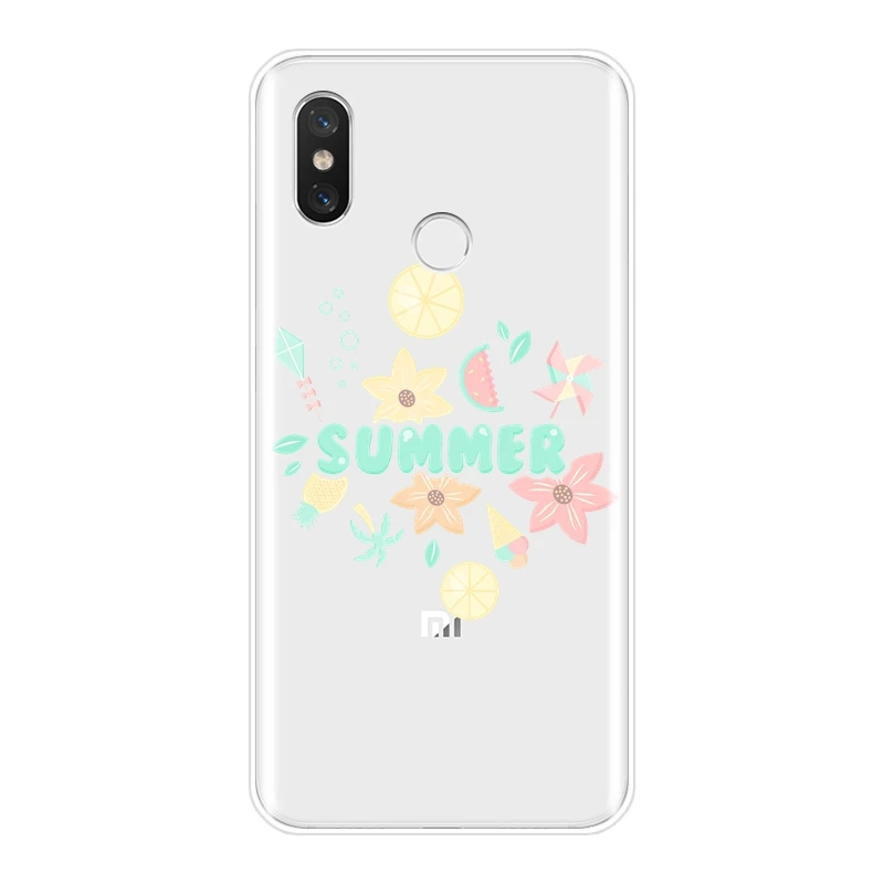 Чехол для телефона с ананасовой пальмой Xiaomi Mi A1 A2 Lite 8 SE 5 5C зеркальный 5X 6 6X Plus