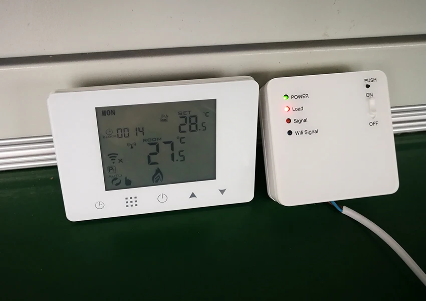 WiFi& RF Wireless Room Thermostat Gas Boiler/Water Floor Heating Smart Temperature Controller Remote Control Alexa Google Home