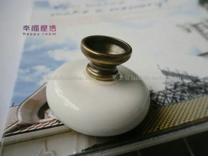 Фарфоровая ручная тяга ребенка прекрасный ящик для спальни шкаф обувной ручка