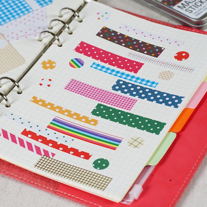 Korea Hand Made Decorative Sticker Set With Stickers Box Diy Diary Notebook Planner School Supplies 27pcs/box Stationery | Канцтовары