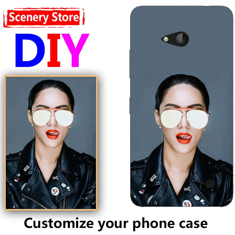 Индивидуальные DIY фото логотип имя Фото чехол для Nokia Microsoft Lumia 640 Lte Dual Sim