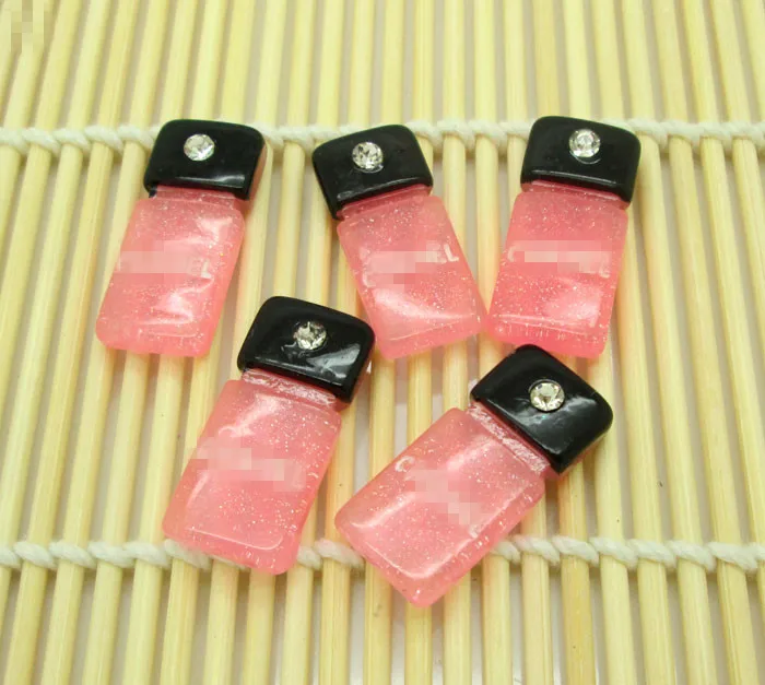 20Pcs Pink Makeup Lipstick Resin Crafts Kawaii Bead Flatback Cabochon Fridge Magnet Scrapbook DIY Accessories Buttons | Дом и сад