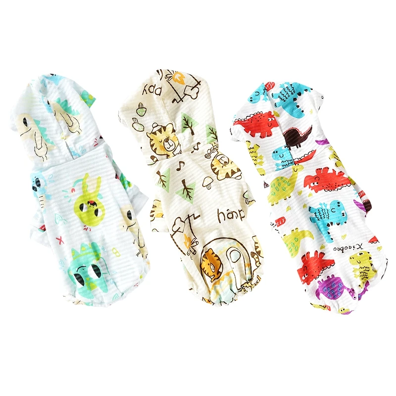 Летняя одежда для кошек охлаждающее пальто защиты от солнца щенков куртка