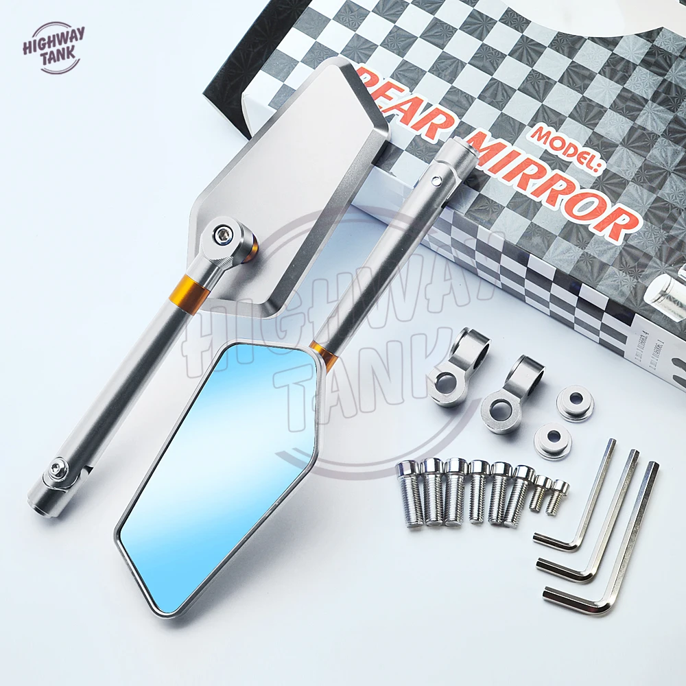 Зеркальный чехол с алмазным алюминиевым Мотором для мотоцикла зеркала заднего