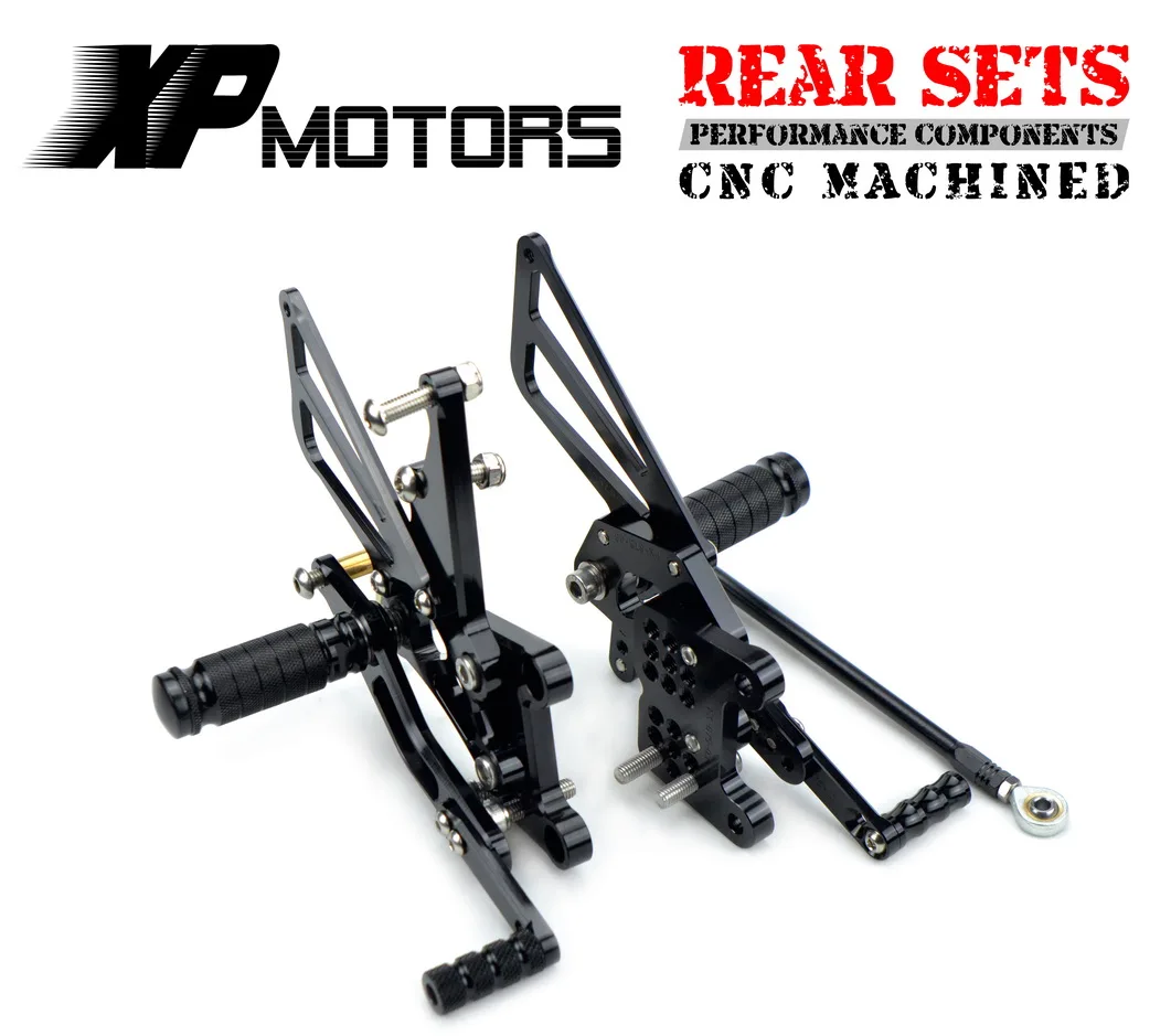 NICECNC гоночный мотоцикл Регулируемый Rearset Footpeg задние наборы Комплект для Triumph T595
