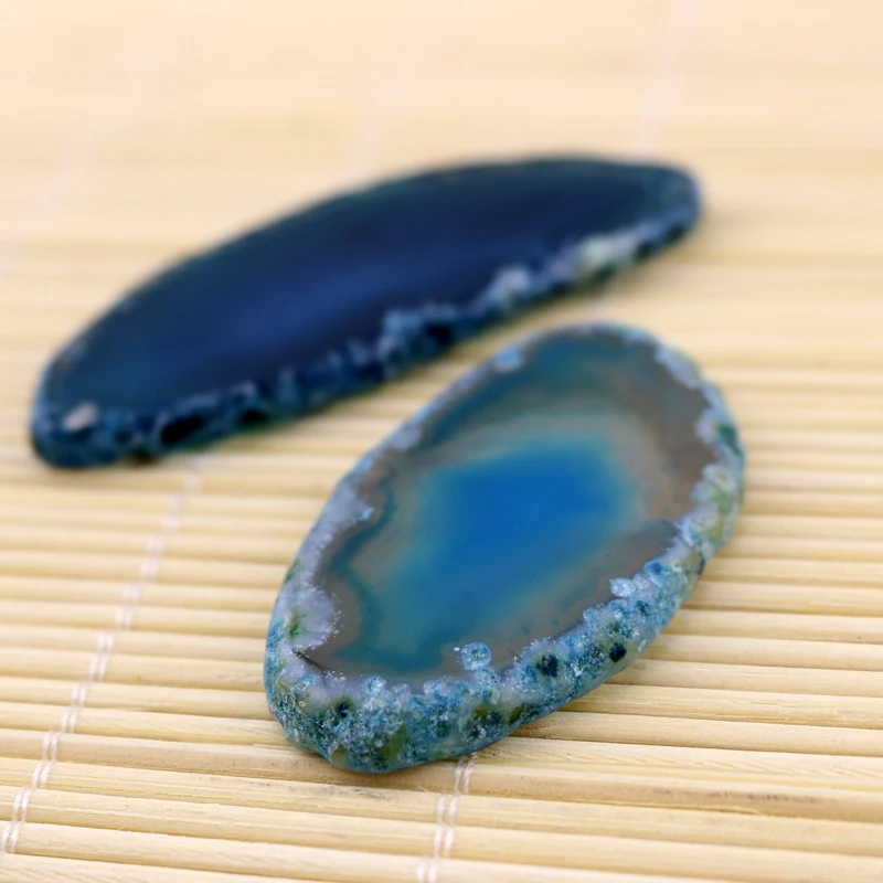 Женская подвеска с голубым камнем 10 шт.|pendant diy|brazilian stonesstone natural |