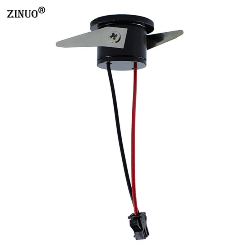 ZINUO 10 шт./лот 1 Вт мини Led лампы для кабинета встраиваемый мини-светодиодный светильник AC85-265V микро миниатюрный Точечный светильник со светодиодным Драйвером
