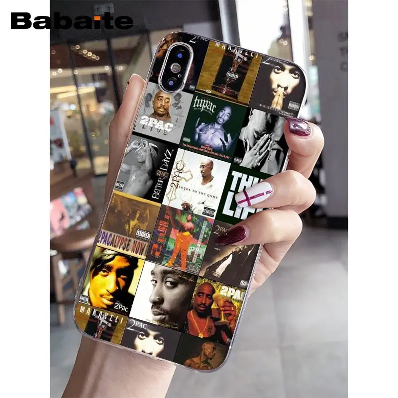 Babaite 2Pac для телефона с изображением Тупака Амару Шакура Makaveli Дизайн Тонкий чехол