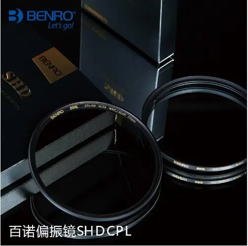 Benro 49mm52mm58mm62mm67mm72mm77mm82mm95mm105mm Filter SHD CPL SLIM Фильтры водонепроницаемый круглый