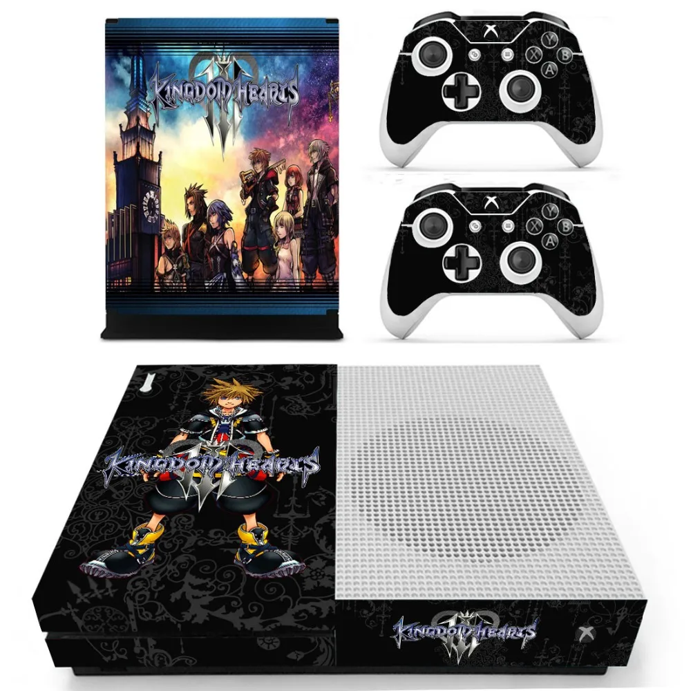 Наклейка из кожи Kingdom Hearts 3 для Xbox One S консоли и контроллеров тонкий виниловый