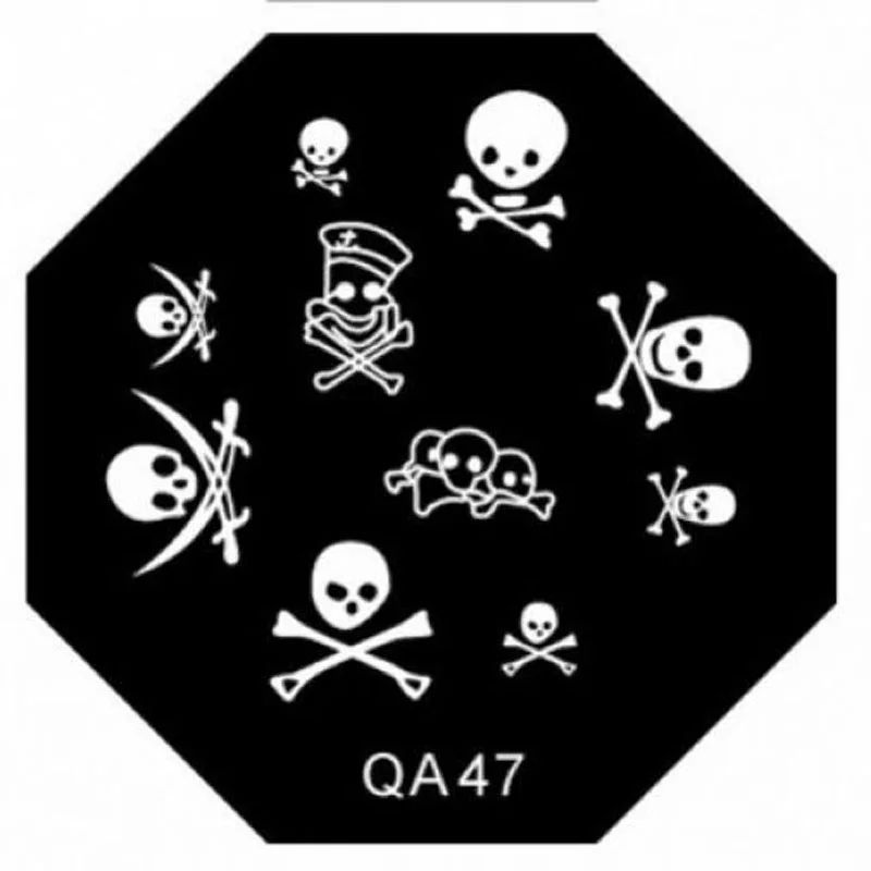 2020 Серия QA дизайн ногтей штамповка шаблон изображения Новый сексуальный модный