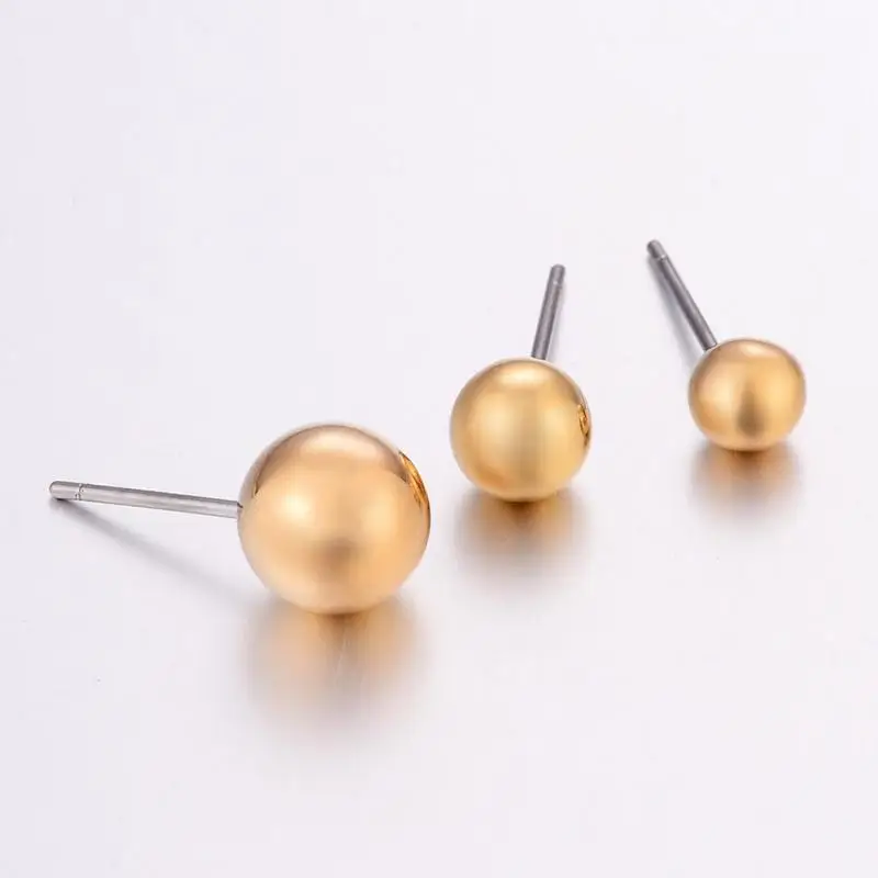 New Arrival 9 Pair Ear Stud Rhinestone Alloy Round Ball Gold Color Earrings Silver Simulated Pearl Earring Set | Украшения и