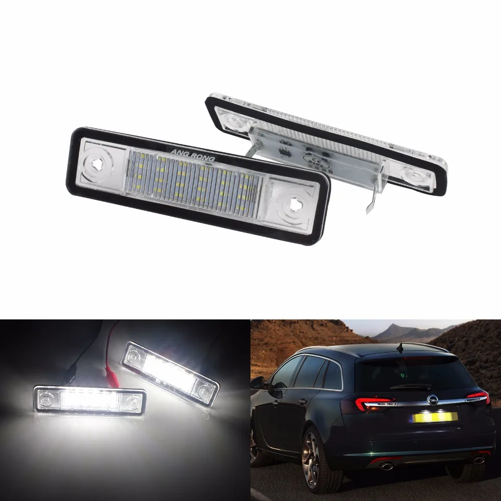 Светодиодный светильник Ной знак ANGRONG для Vauxhall Opel Astra F G Corsa Omega Signum Vectra (CA233)|number plate