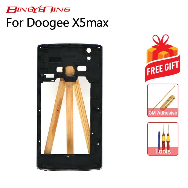 BingYeNing Для Doogee X5 Max/X5 Max Pro средняя рамка+ камера Стекло+ антенна бумага в сборе Замена