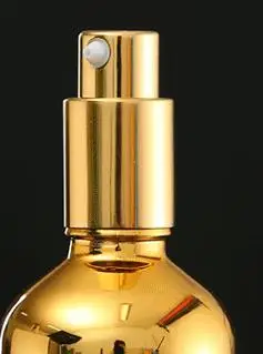 5/10ml15ml20ml30ml50ml100ml Золотая стеклянная бутылка эфирного масла, сывороточная капельница для глаз, пипетка, насос для лосьона/спрей косметические флаконы - Цвет: Lotion Pump