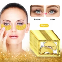 24k gold crystal collagen eye mask face anti wrinkle gel sleep gold mask eye patches collagen moisturizing eye mask eye care