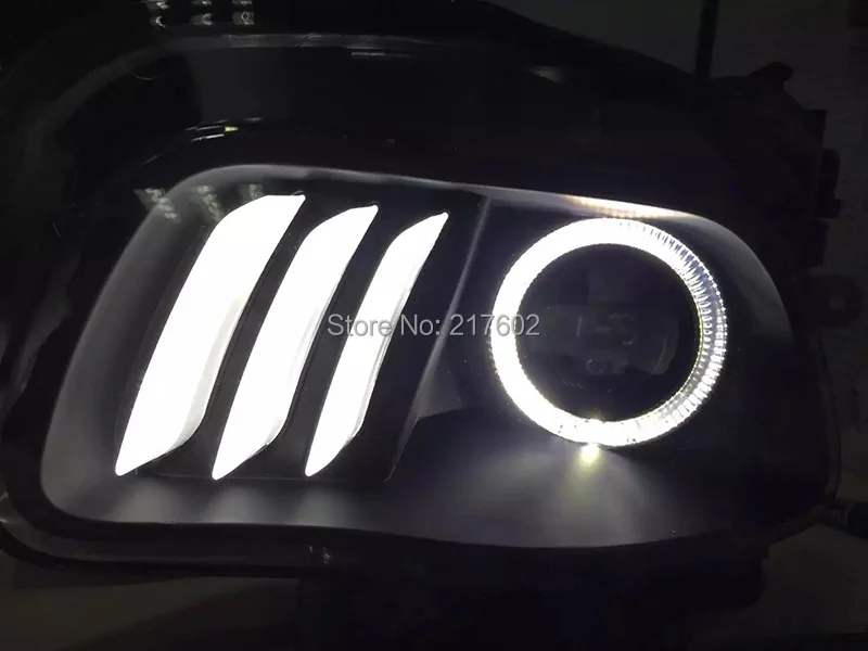 Новое поступление для Jeep Cherokee головной светильник s 2014-2015 с светодиодный бар dip