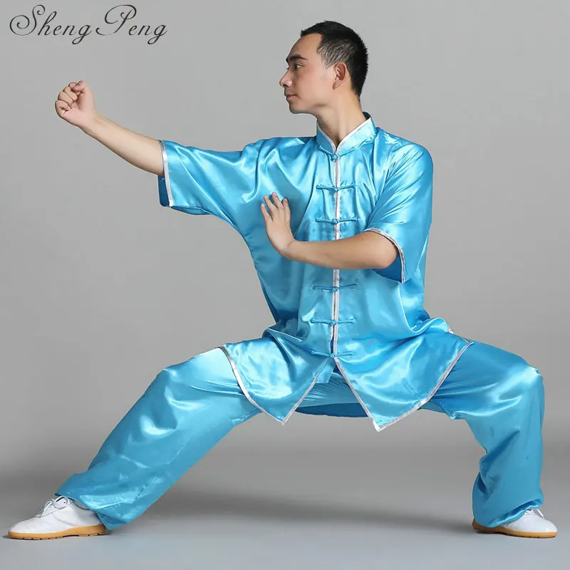 Одежда для кунг фу ушу одежда униформа Брюса Ли Тай Чи wu shu CC206|Наборы| |