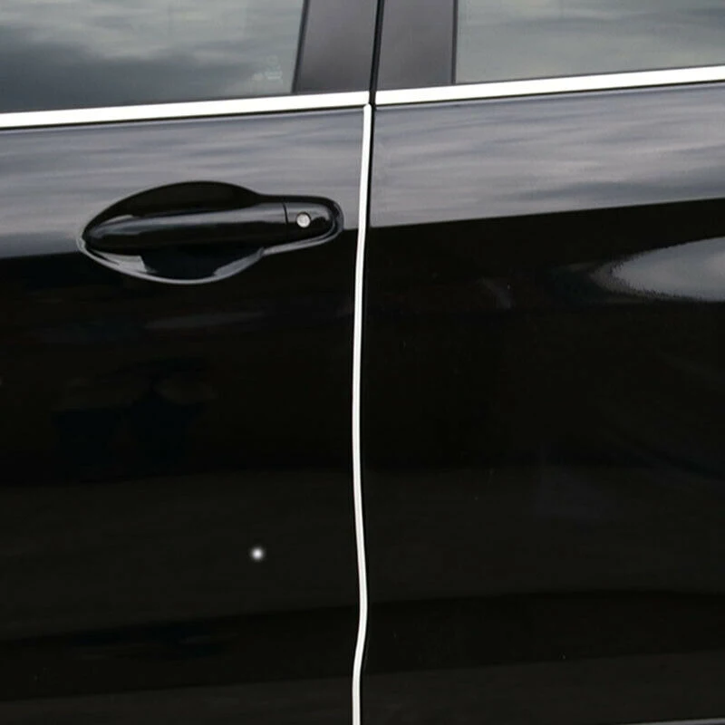 Анти вмятин царапины хорошая гибкость TPO резиновый край двери губы полосы Белый 1