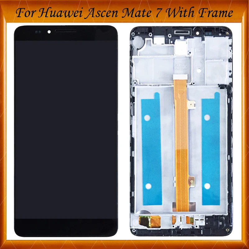ЖК-дисплей Дисплей + Сенсорный экран планшета Ассамблеи для Huawei Mate 7 mate7 MT7 MT7-TL10