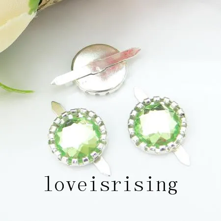 Свободные изумрудные крепежные бумажные застежки для скрапбукинга свадебные