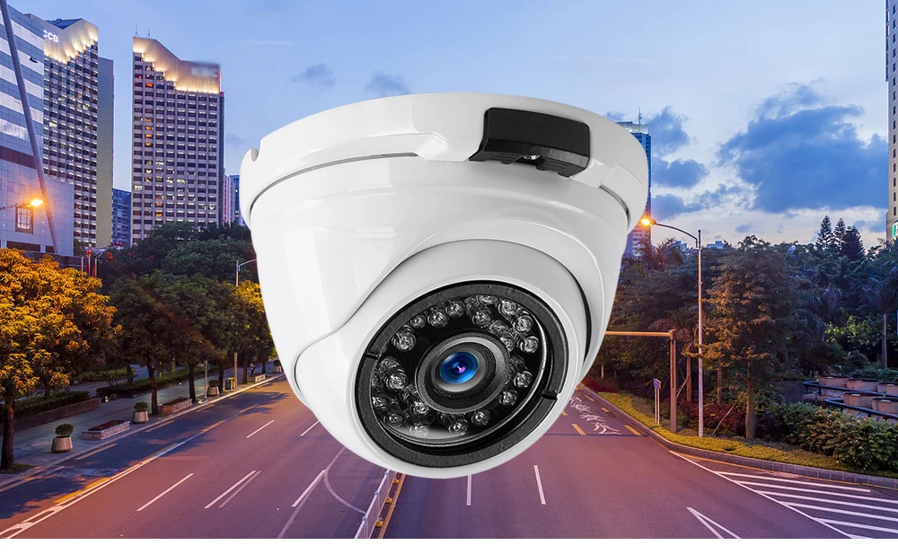 USAFEQLO CCTV камера AHD2500TVL IR Cut 24 шт. инфракрасная Мини купольная камера ночного видения металлический чехол AHD 720P 960P 1080P HD камера