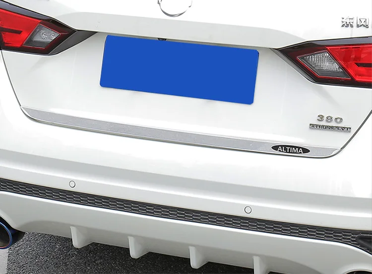 Для Nissna Altima (L34) 2019 2020 крышка задней двери из нержавеющей стали отделка молдинг