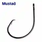 Рыболовные крючки Mustad 39951, рыболовные крючки с кольцом демона, устойчивый к тряске, острый, сильный, для океанской рыбалки, Пресноводная Рыбалка