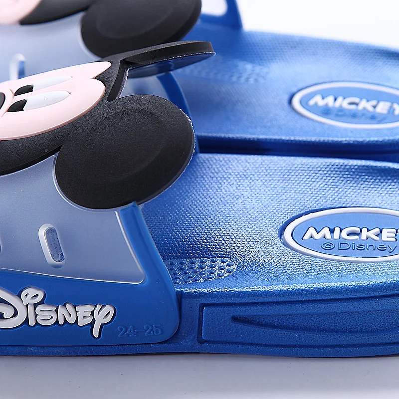 Лето 2019 Disney новые домашние тапочки для родителей и детей с милым