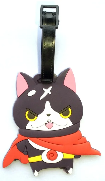 Часы Youkai Jibanyan Fuyunyan креативные силиконовые бирки для багажа подвесные