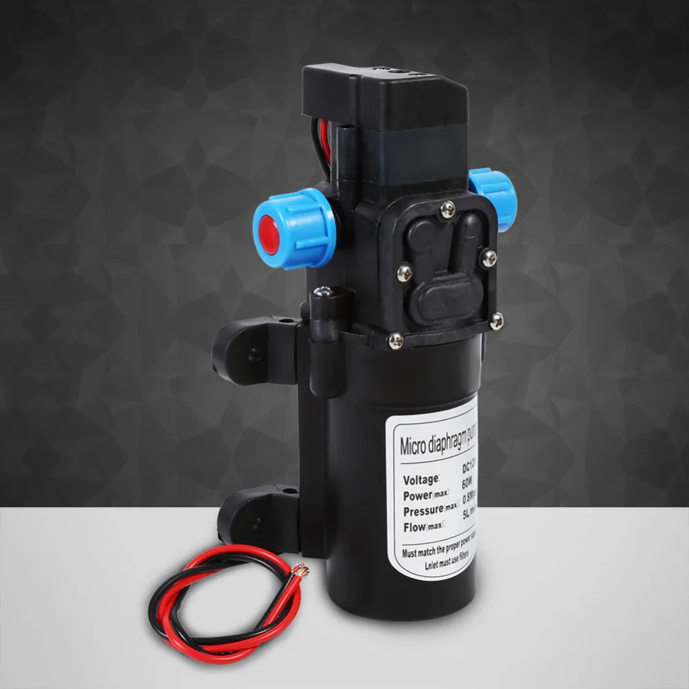 Водяной насос высокого давления 12 В постоянного тока 116PSI самовсасывающий