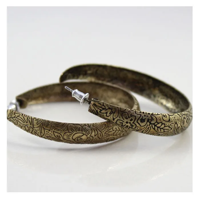 Оптовая продажа золотые серьги ручной работы с древним кольцом 2016 | Украшения и