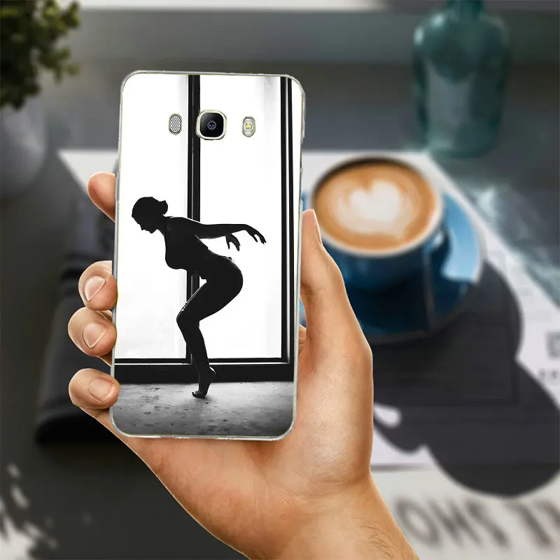 Чехол для телефона samsung Galaxy Note 2 3 4 5 8 S2 S3 S4 S5 мини S6 S7 S8 S9 Edge Plus балетки Танцы на