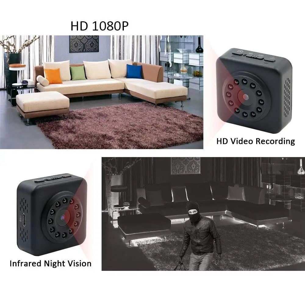 HYUCHON 1080P WiFi мини камера D102 IP домашняя беспроводная камера/детский монитор/няня с