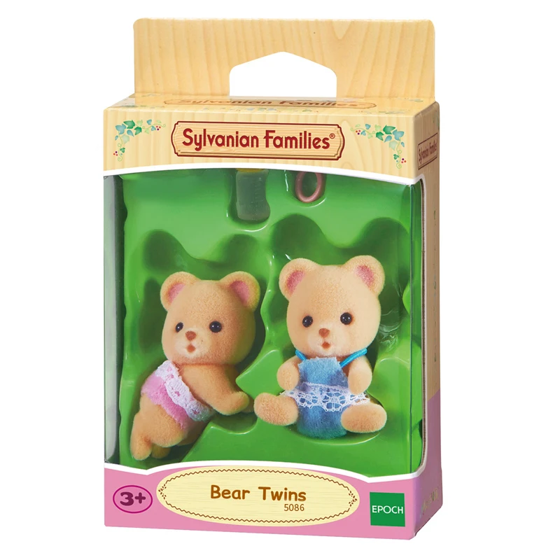 Фигурка кукольного домика с пушистыми животными медведь близнецы набор для