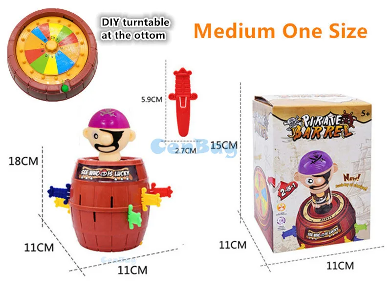 Новинка, дети, хитрые пиратские бочки, Вечерние игры, счастливый удар, всплывающий меч, пиратский ковш, игра, интерактивные игрушки для взрослых и детей