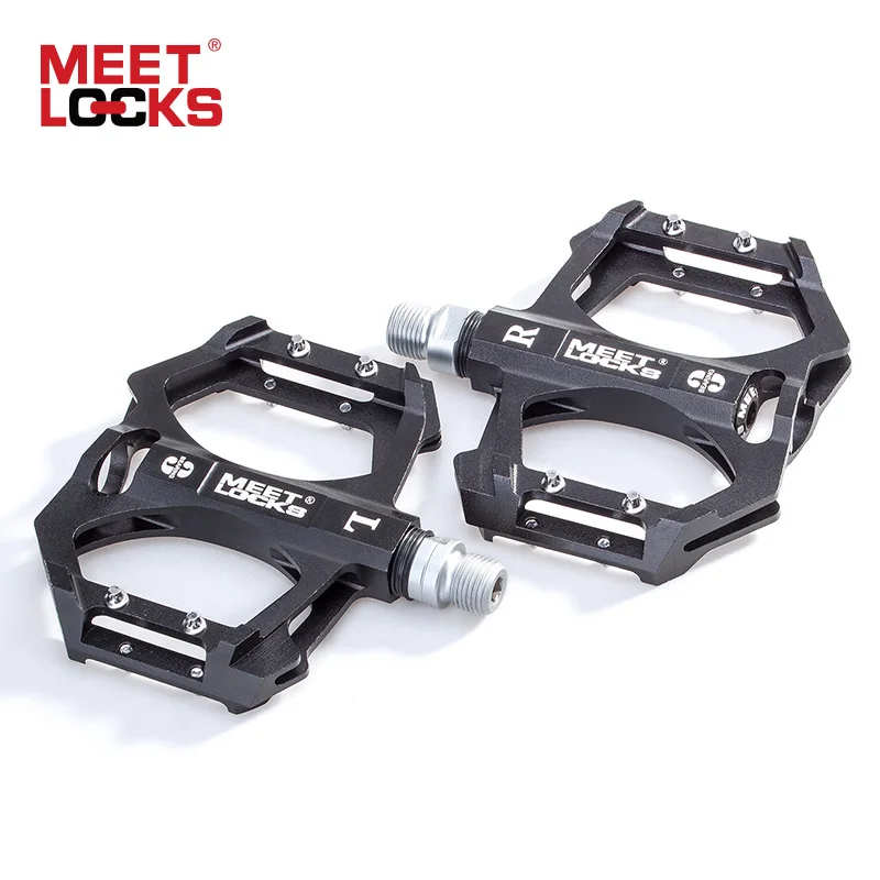 MEETLOCKS велосипедная педаль алюминиевый корпус Cr Mo CNC механический шпиндель с