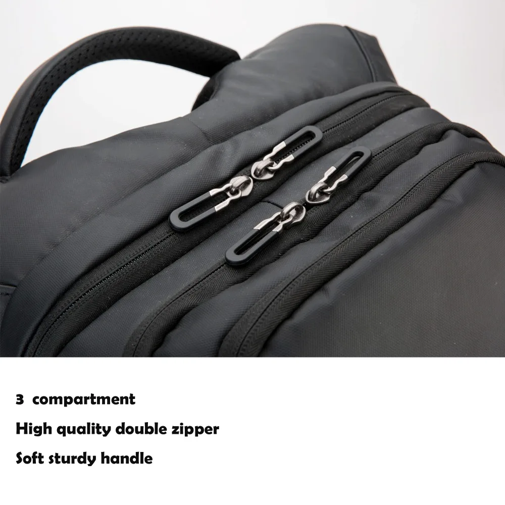 Мужские рюкзаки BISON DENIM 17 дюймов рюкзак для ноутбука подростка USB зарядка дорожные