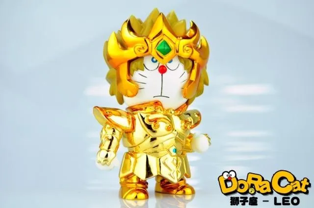 Модели фанатов Jacksdo-ST seiya cloth myth 12 gold ST Doraemon DoraCat