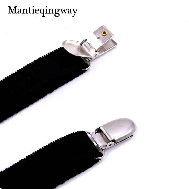 Mantieqingway y образные рубашки держатели для мужских рубашек подвязки эластичные