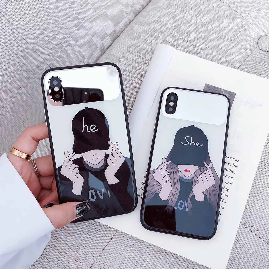 Модные Герои мультфильмов Телефон чехол для iPhone 6 6s 7 8 10 X XR XS макс. закаленное