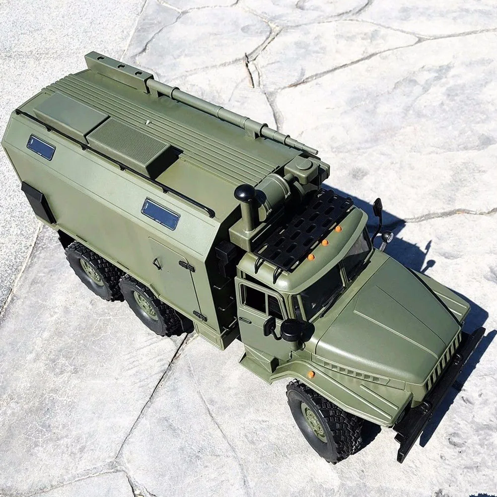 WPL B36 Урал 1/16 2,4G 6WD RC автомобиль военный грузовик Рок Гусеничный командный Коммуникационный автомобиль RTR игрушка авто армейские грузовики
