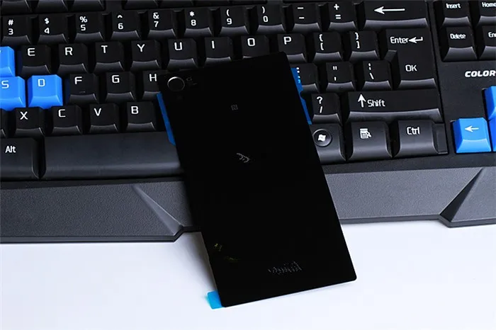 Для SONY Xperia Z1 L39h L39 C6903 C6902 запасная крышка батареи стеклянные дома, Черный