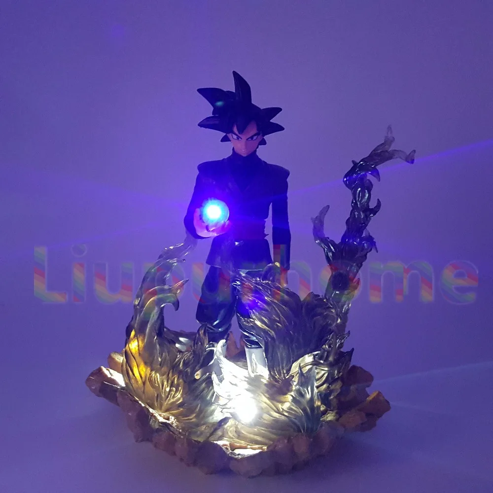 Dragon Ball Z Сон Гоку черный zamasu LED Night Lights DIY привело сцены аниме Dragon Ball Z DBZ светодиодные настольные лампы Рождественские Декор