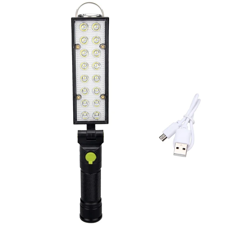 18650 Кемпинг 16 светодио дный LED Fold COB рабочий свет спасательный Маяк вспышка свет USB прямой заряд универсальный свет факела