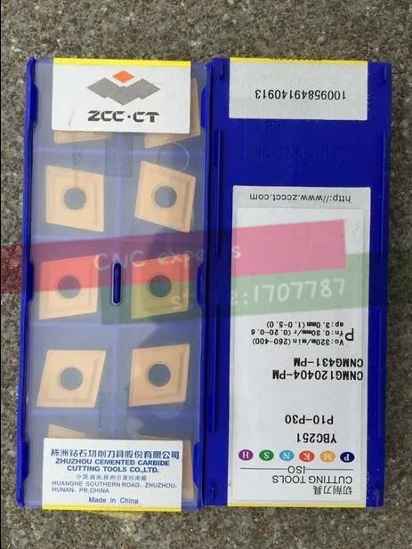 

Free shopping 10 pcs CNMG120404/CNMG120408 PM YBC251 milling cutter insert carbide cemented carbide turning tools