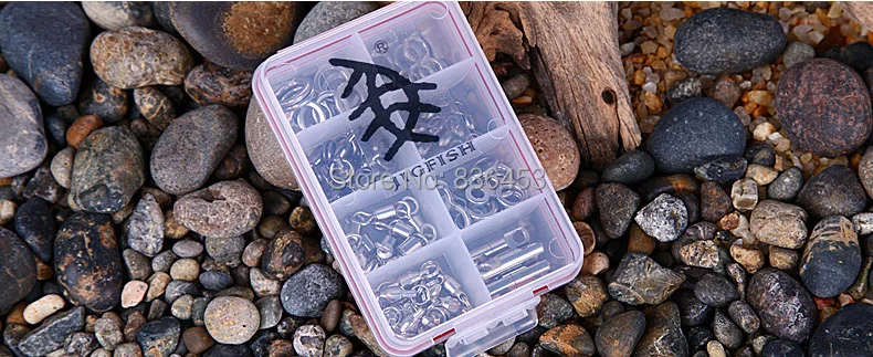 70 шт./лот нержавеющая сталь рыболовная оснастка баррель слинг роликовых