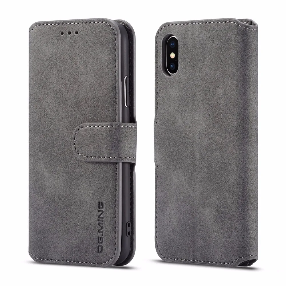 Чехол для iPhone XS MAX Роскошный чехол из искусственной кожи подставка
