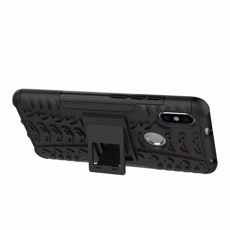 Thouport Stand Case For Xiaomi Redmi Note 7 Pro 7A Note7 ShockProof Hard Cases Silicone +PC Cover 6 Hybrid | Мобильные телефоны и