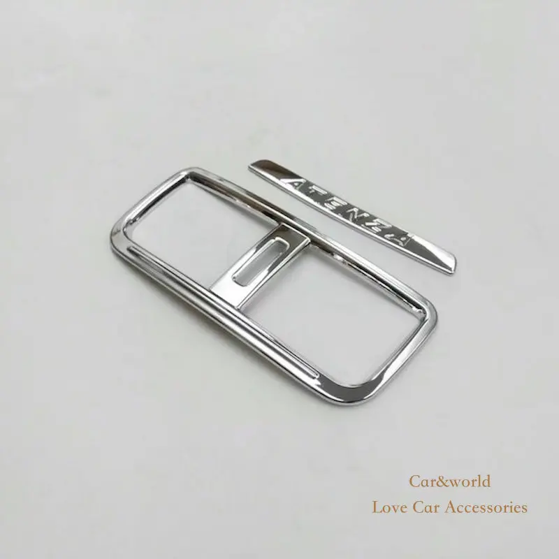 2 шт. декоративные накладки на воздуховод для Mazda 6|abs chrome|chrome car accessoriestrim cover |